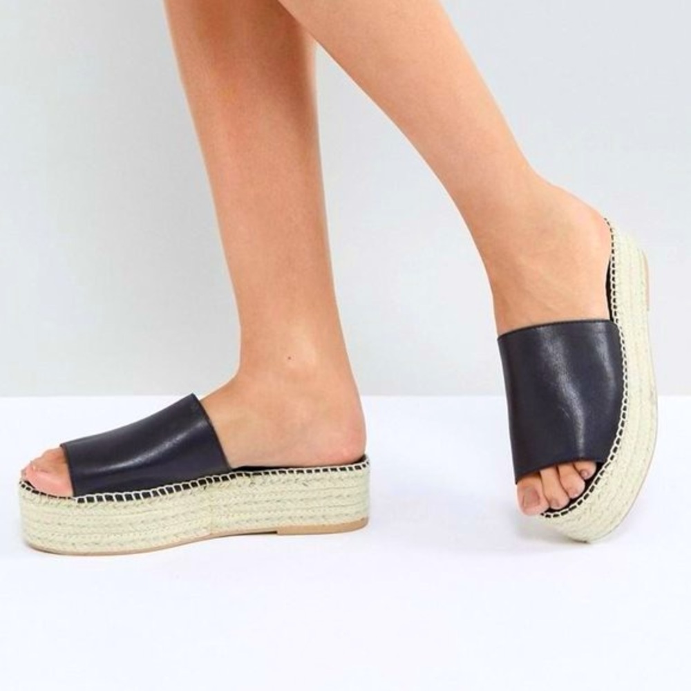 Vagabond Celeste Platform Espadrille Slide